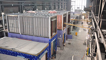 This modern type of construction allows for different components to be manufactured seperately before being assembled on-site This modern type of construction allows for different components to be manufactured seperately before being assembled on-site
