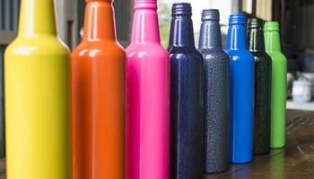 Powder coated bottles Powder coated bottles