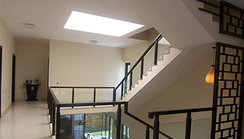 Skylights bring natural lighting into the house Skylights bring natural lighting into the house