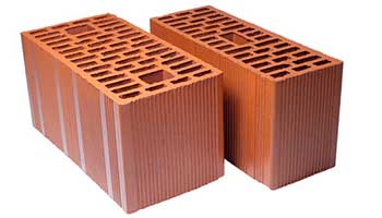 Porotherm bricks are baked at a very high temperature Porotherm bricks are baked at a very high temperature