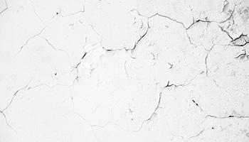 Cracks in the wall indicate a weak foundation Cracks in the wall indicate a weak foundation
