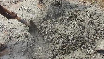 Cement, Sand and Gravel Mix