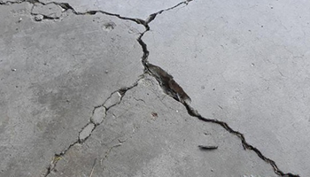 Example of Foundation Slab Cracks