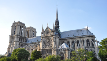 Structure of Notre Dame, Paris